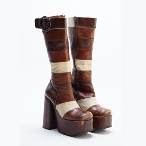 El Dantes Vintage Platform Boots Size 7.5